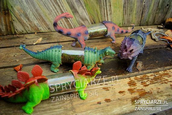 Dinozaury zabawki z mini ogrodami
