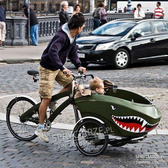 Rower do przewożenia dziecka - Shark Style