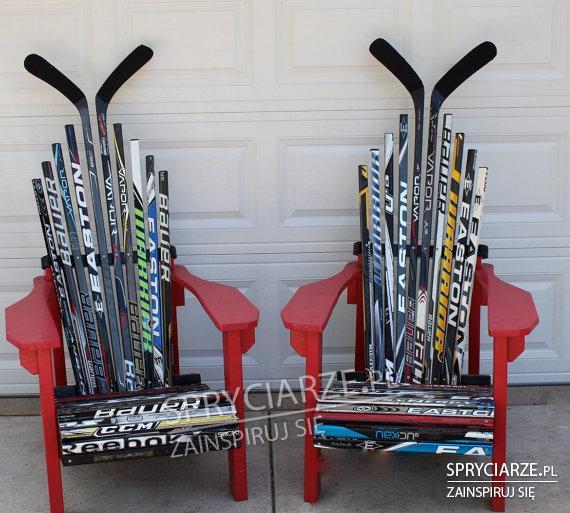 Krzesła dla fanów hokeja