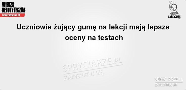 A u nas w szkołach zabraniają