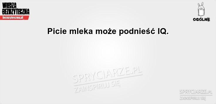 Mleko dobre nie tylko na kości