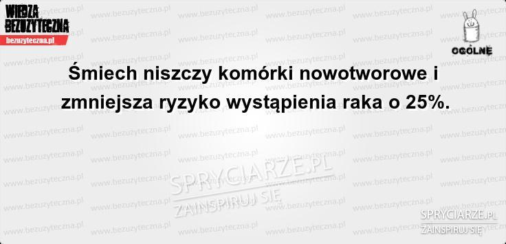Śmiech w walce z rakiem