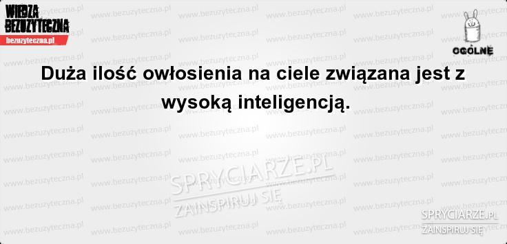 Im więcej włosów tym większy ....