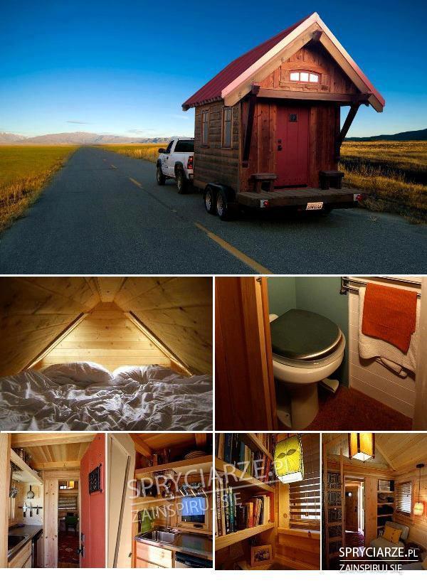 Drewniany domek campingowy