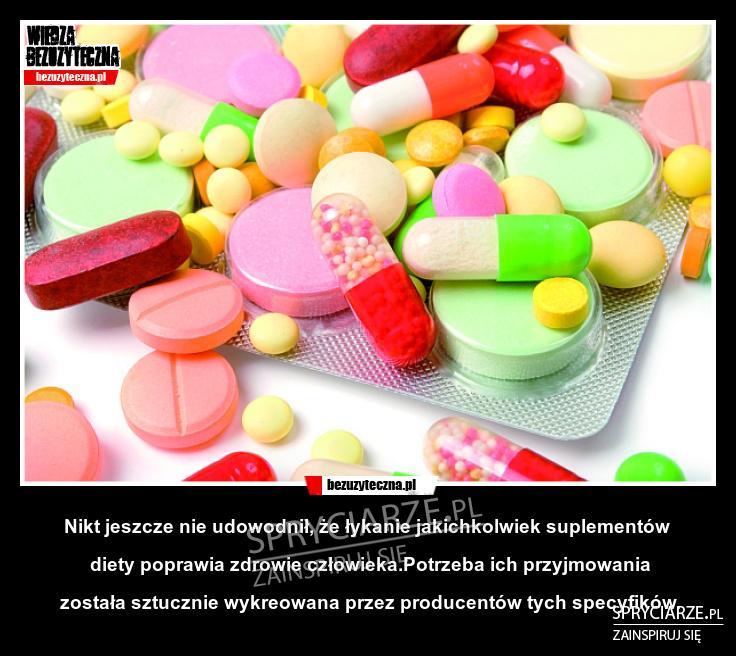 Suplementy - mistrzostwo marketingu