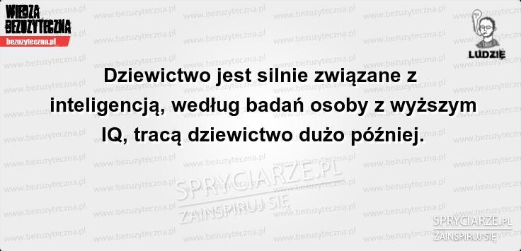 Dziewictwo i inteligencja