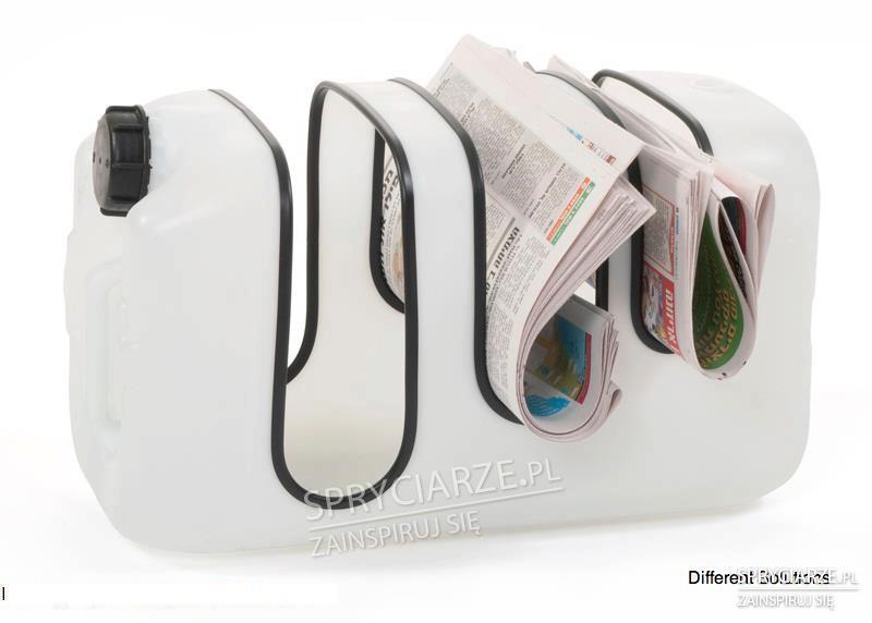 Gazetownik z pojemnika