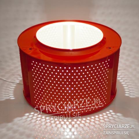 Lampa z bębna od pralki