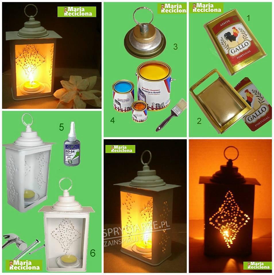 Sposób na metalowy lampion