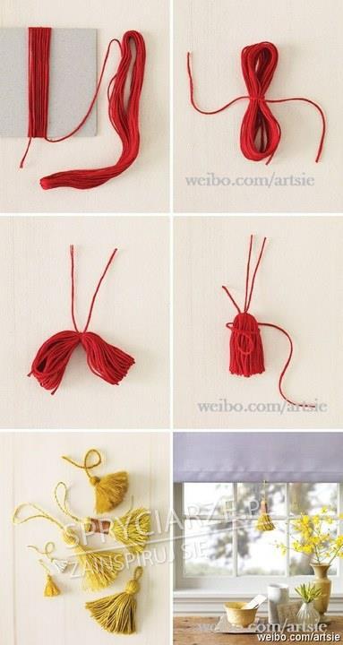 Ozdobne pompony do domu