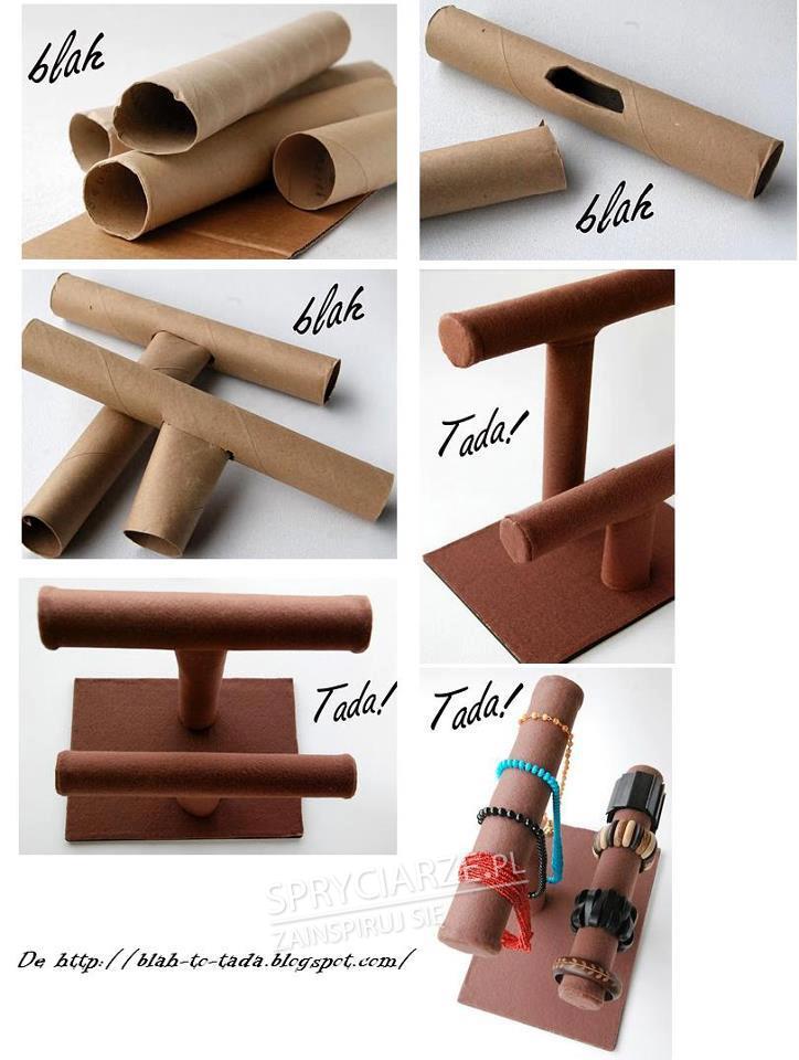 Super prosty wieszak na biżuterię