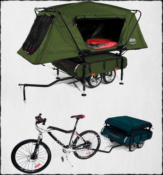 Kempingowy zestaw rowerowy