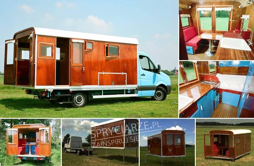 Domek letniskowy, który możesz przewozić autem