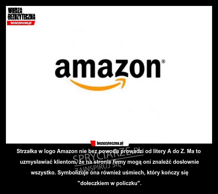 Strzalka w logo amazon