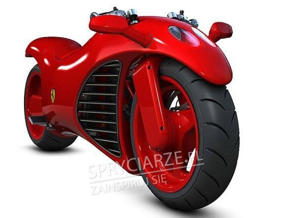 Koncepcyjny projekt motocykla Ferrari