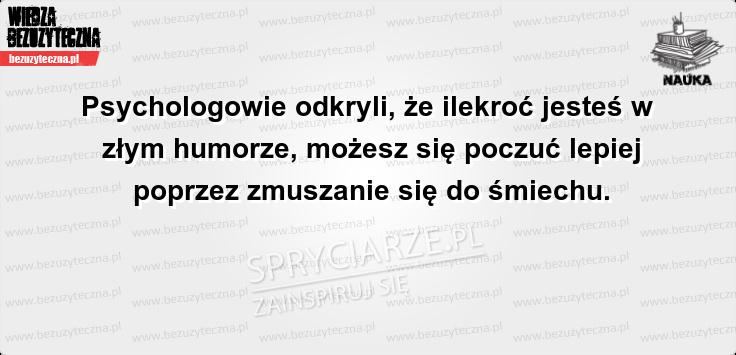 Sposób na zły humor