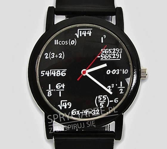 Zegarek dla prawdziwego matematyka