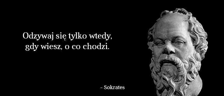 Cytaty wielkich ludzi - Sokrates