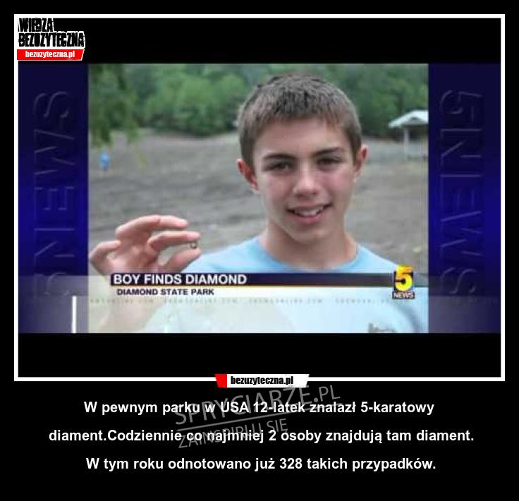 Park pełen diamentów