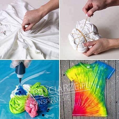 Jak pokolorować starą koszulkę
