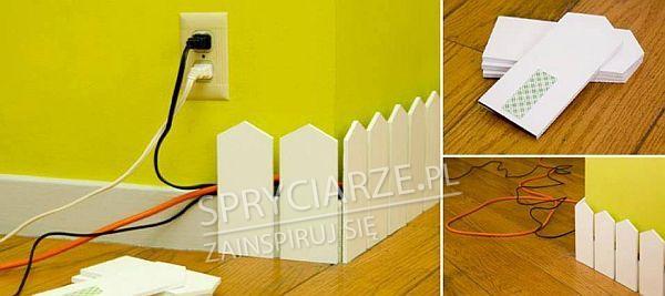 Płotek rozwiąże problem kabli