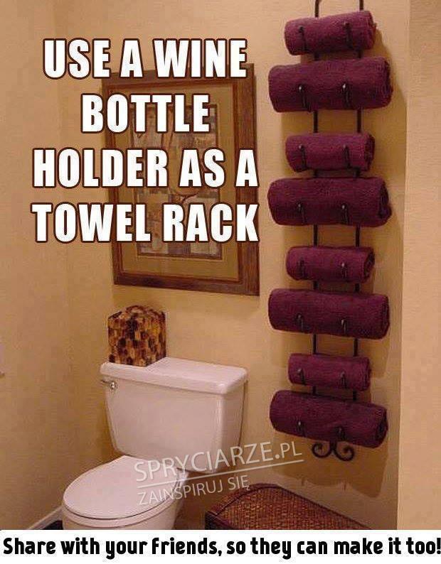 Stojak na wino i jego wykorzystanie w łazience