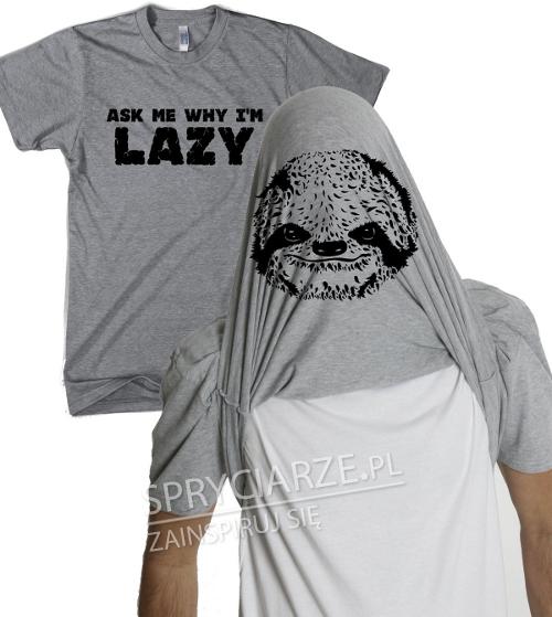 Pomysłowa koszulka z pytaniem