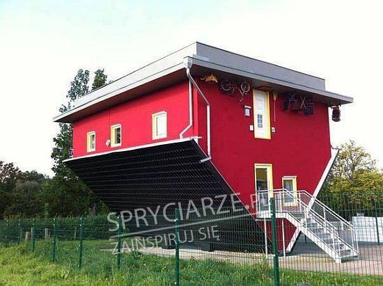 Dom do góry nogami w którym można mieszkać