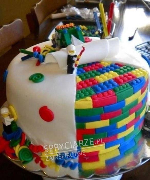 Lego cake dla fana