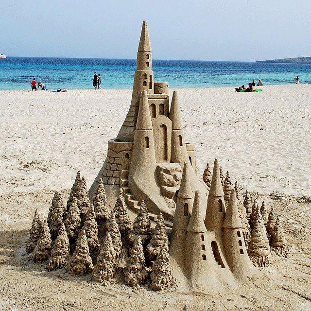 Genialny zamek z piasku