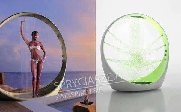 Futurystyczny prysznic