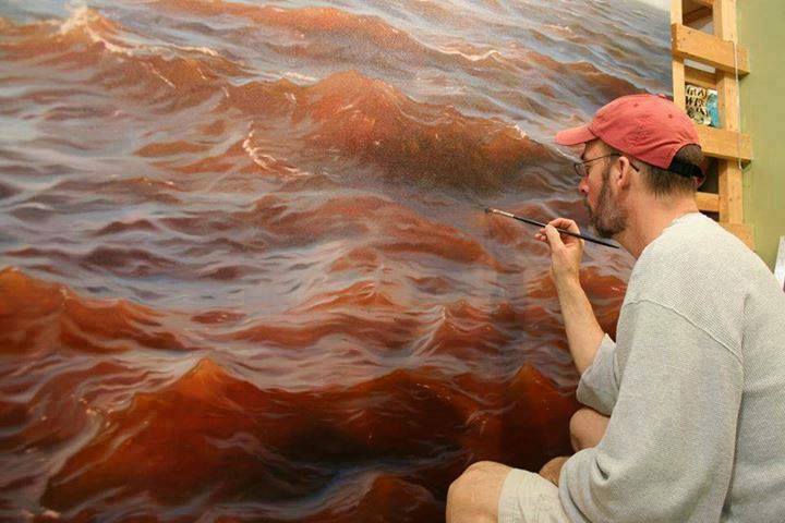 Mega realistyczny obraz wody