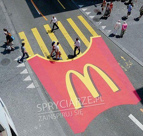 Pomysłowa reklama znanej sieci fast food