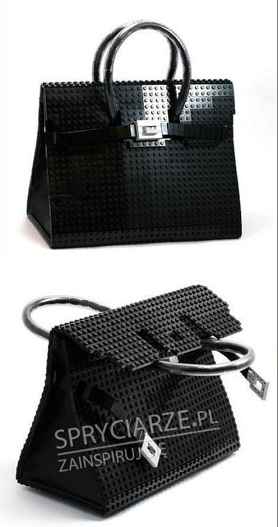 Torebka zrobiona z klocków LEGO