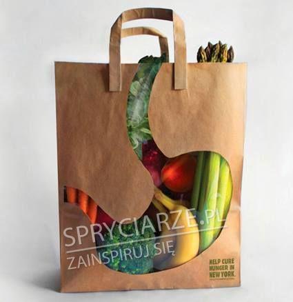 Torba zachęcająca do zdrowego żywienia