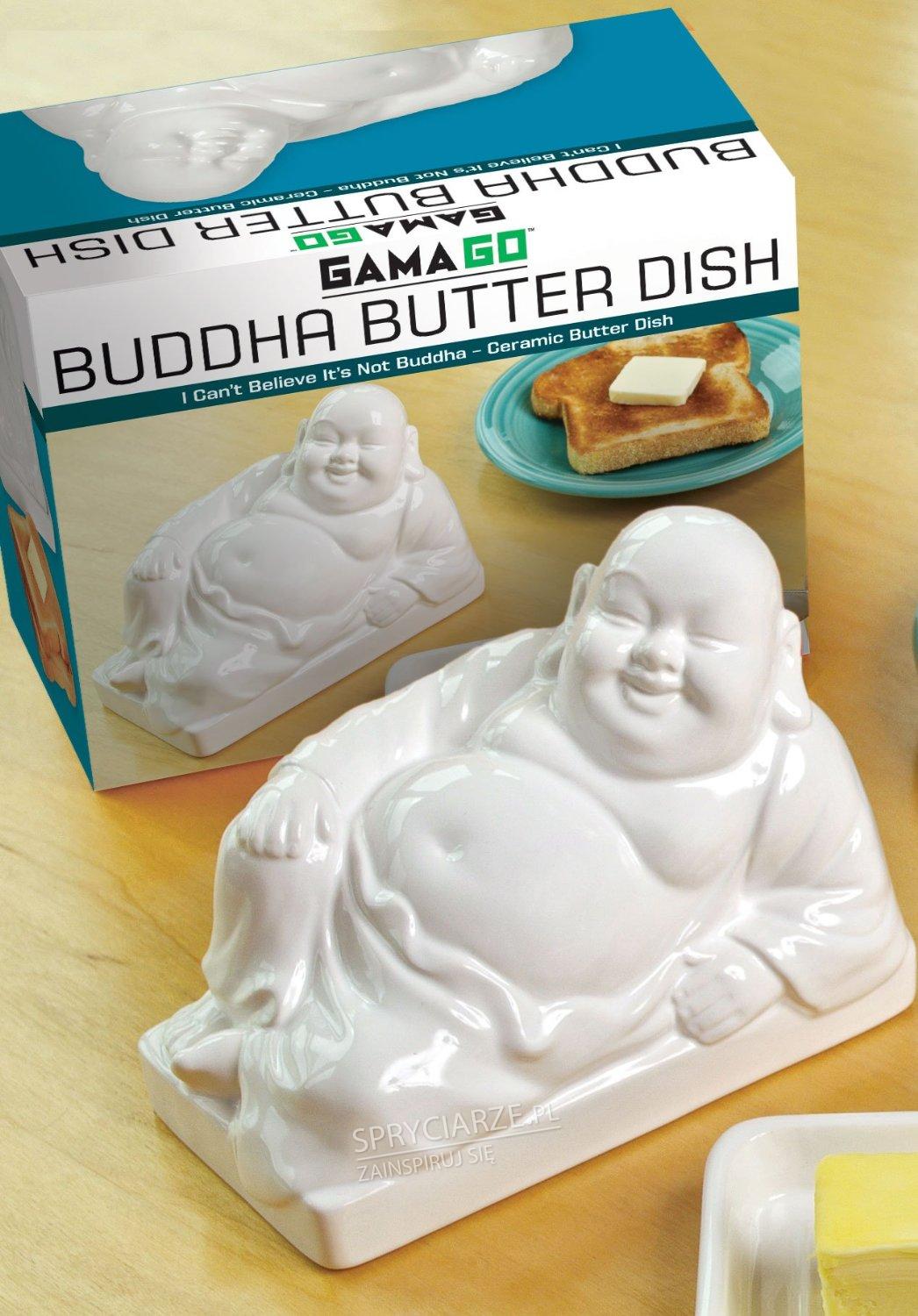 Pomnik buddy jako pojemnik na masełko