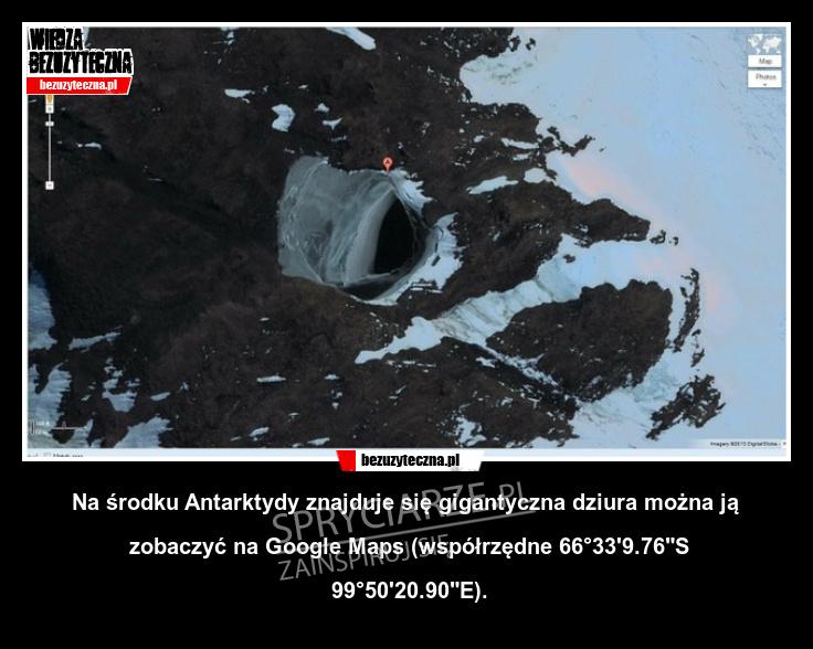 Zobacz co znajduje się na środku Antarktydy