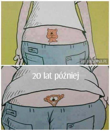 Pomyśl jak Twój tatuaż będzie wyglądał za 20 lat