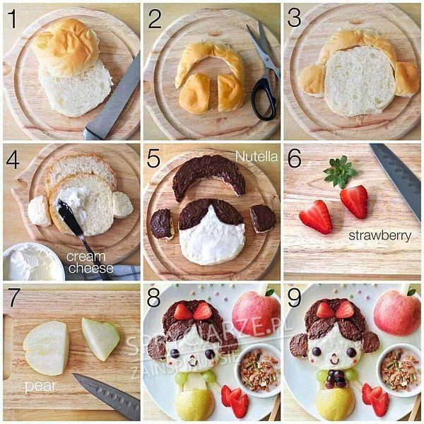 Artystyczny pomysł na śniadanie