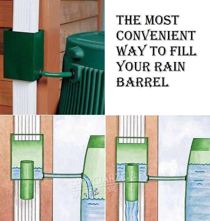 Najlepszy sposób na napełnianie beczki deszczówką
