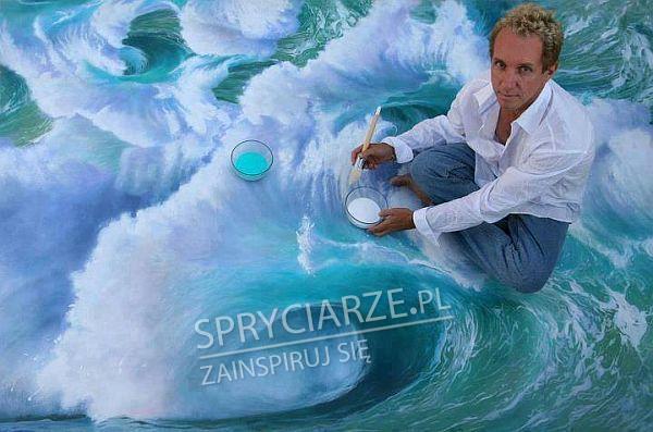 Niesamowity obraz namalowany ręcznie