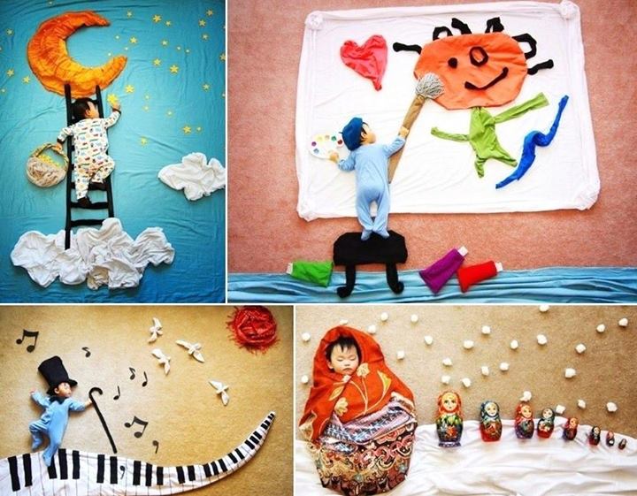 Kreatywne zdjęcia dzieci 