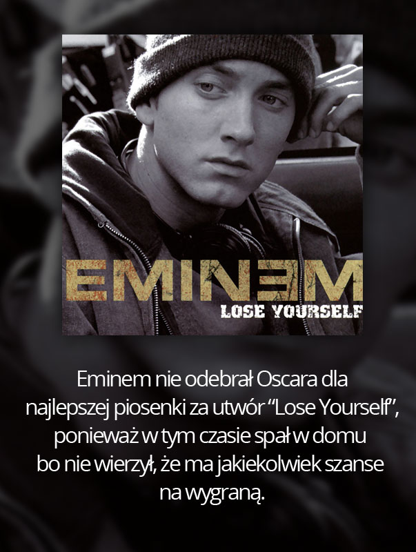 Nieznany fakt o Eminemie 