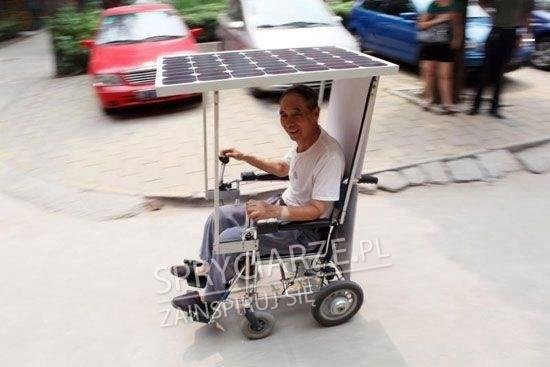 Solarny wózek