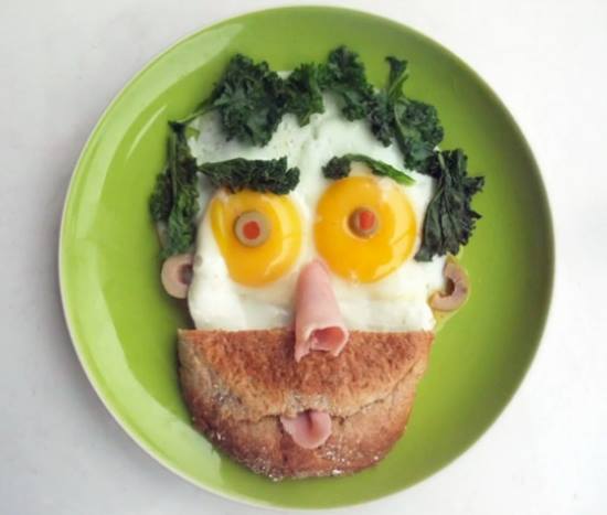 Śniadaniowa twarz