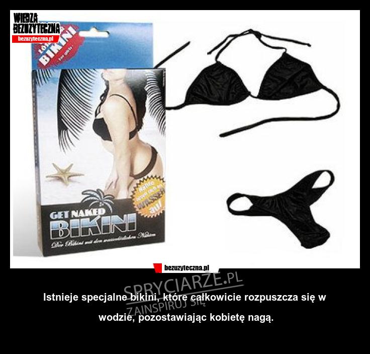 Bikini które kupują faceci jako prezenty