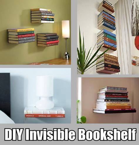 Niewidzialne półki na książki