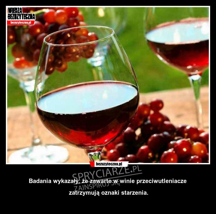 Pij wino a spowolnisz oznaki starzenia