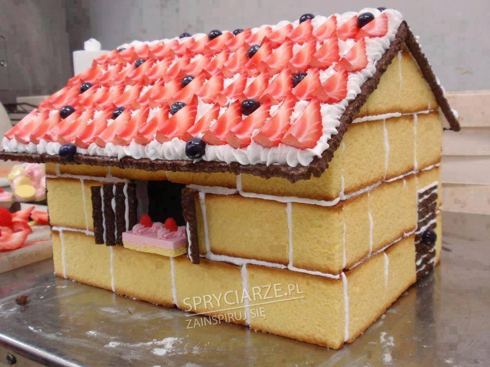 Ciastko w kształcie domku