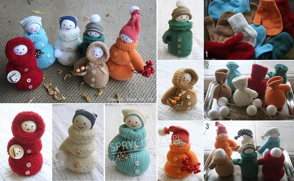 Lalki z piłeczek ping pongowych